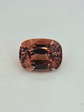 Peach Champagne Spinel 1.25ct Cushion Loose Gemstone Jewelry Making Supply